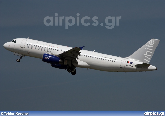 CS-TQK, Airbus A320-200, White Airways