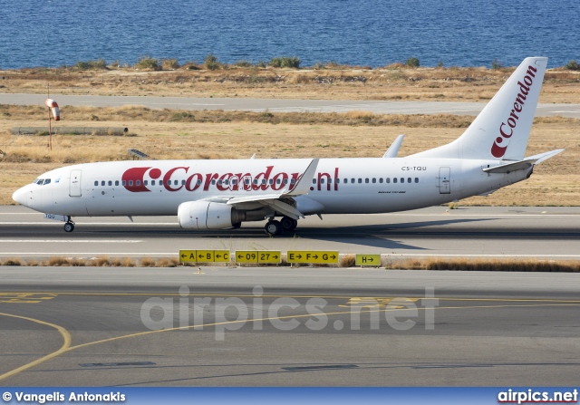 CS-TQU, Boeing 737-800, Corendon Dutch Airlines