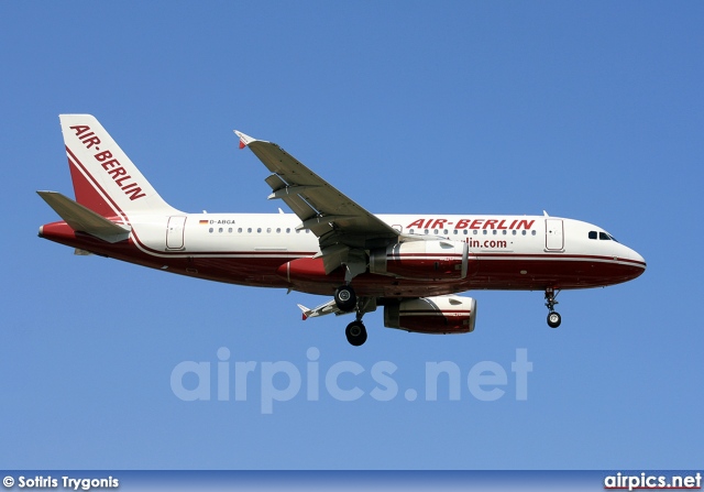 D-ABGA, Airbus A319-100, Air Berlin