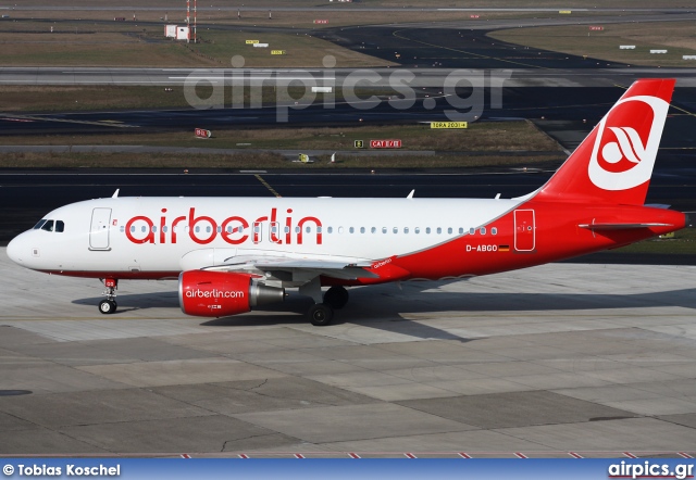 D-ABGO, Airbus A319-100, Air Berlin