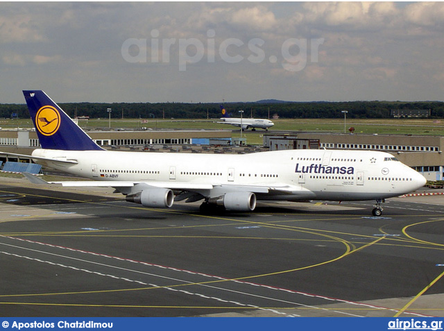 D-ABVF, Boeing 747-400, Lufthansa