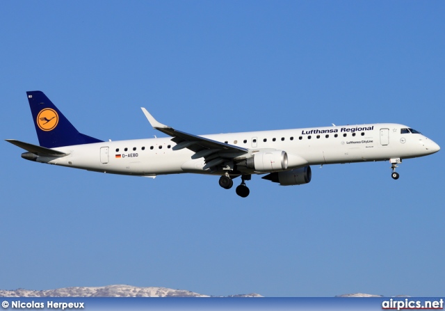 D-AEBD, Embraer ERJ 190-200LR (Embraer 195), Lufthansa CityLine