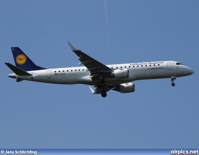 D-AECB, Embraer ERJ 190-100LR (Embraer 190), Lufthansa CityLine