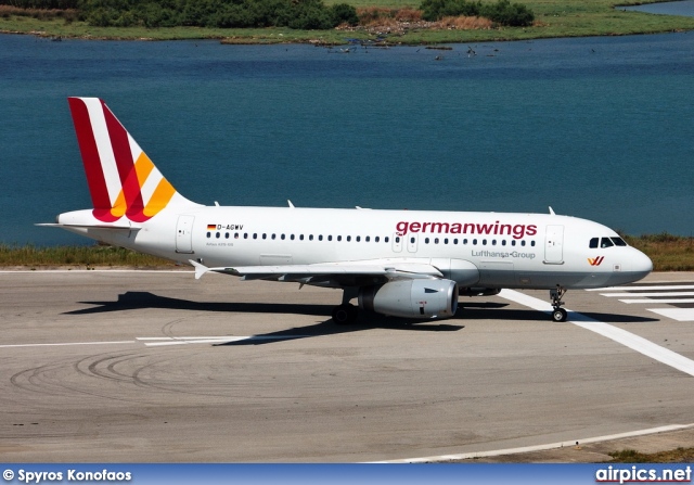 D-AGWV, Airbus A319-100, Germanwings