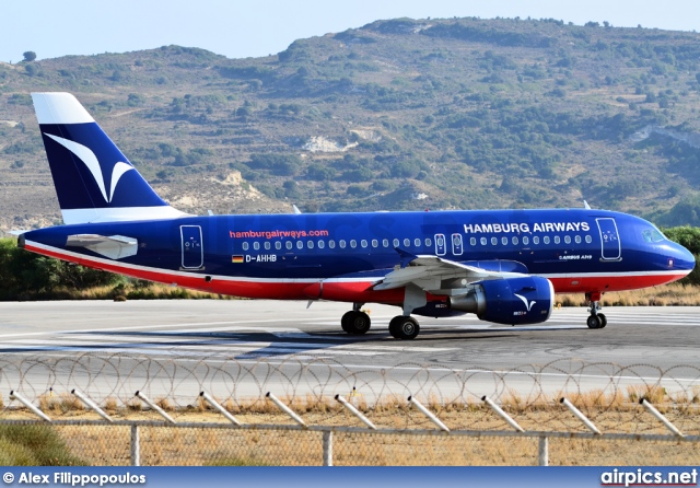 D-AHHB, Airbus A319-100, Hamburg Airways