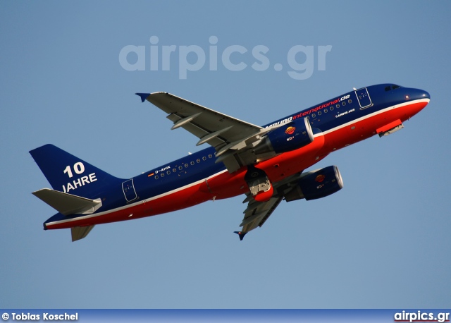 D-AHIK, Airbus A319-100, Hamburg International