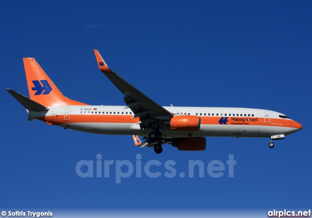 D-AHLK, Boeing 737-800, Hapag-Lloyd Kreuzfahrten