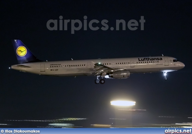 D-AIDF, Airbus A321-200, Lufthansa
