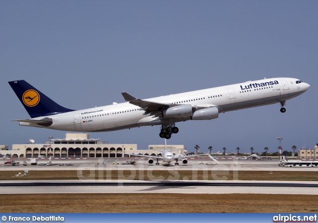 D-AIFD, Airbus A340-300, Lufthansa