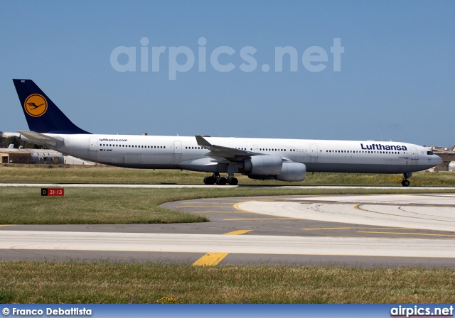 D-AIHC, Airbus A340-600, Lufthansa