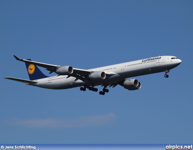 D-AIHE, Airbus A340-600, Lufthansa