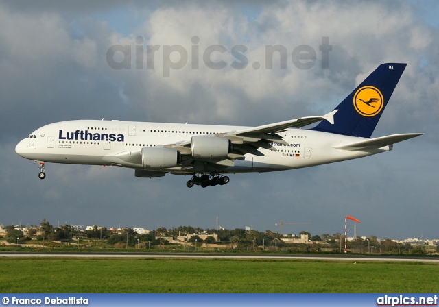 D-AIMA, Airbus A380-800, Lufthansa