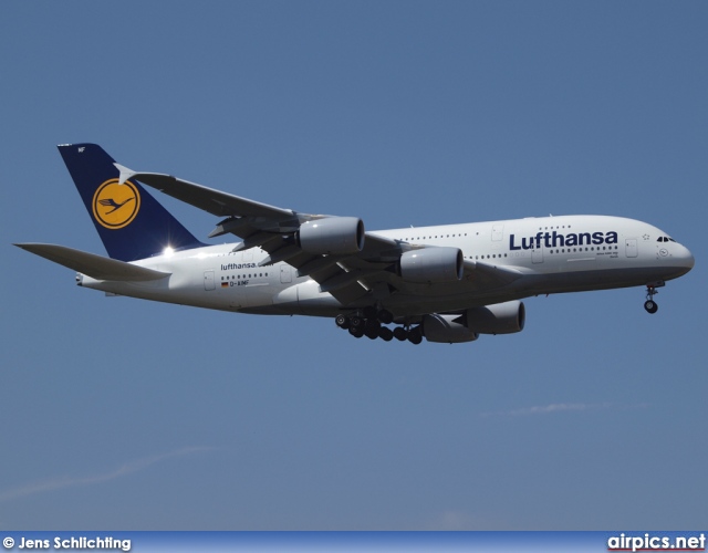 D-AIMF, Airbus A380-800, Lufthansa