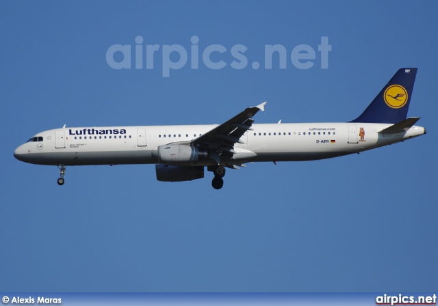 D-AIRY, Airbus A321-100, Lufthansa