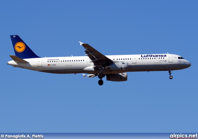 D-AISQ, Airbus A321-200, Lufthansa