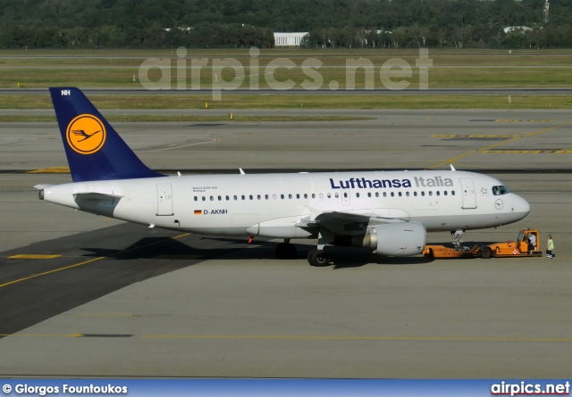 D-AKNH, Airbus A319-100, Lufthansa Italia