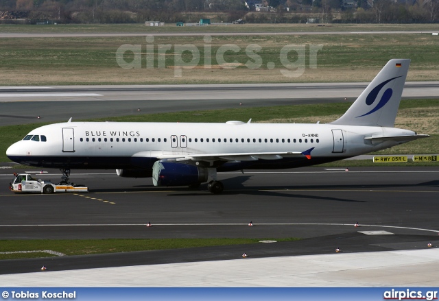 D-ANND, Airbus A320-200, Blue Wings