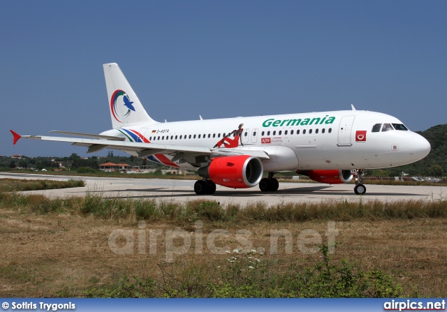 D-ASTA, Airbus A319-100, Germania