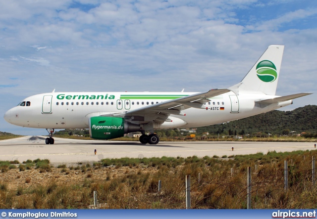 D-ASTC, Airbus A319-100, Germania