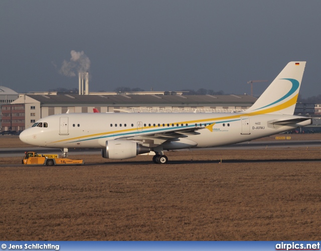 D-AVWJ, Airbus A319-100CJ, Comlux Aviation