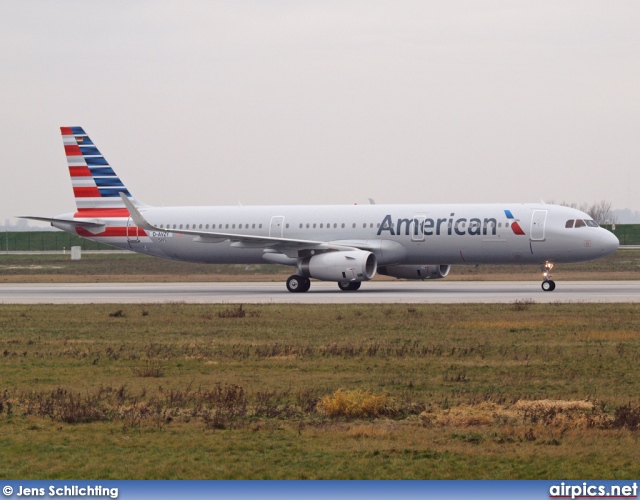 D-AVZY, Airbus A321-200, American Airlines