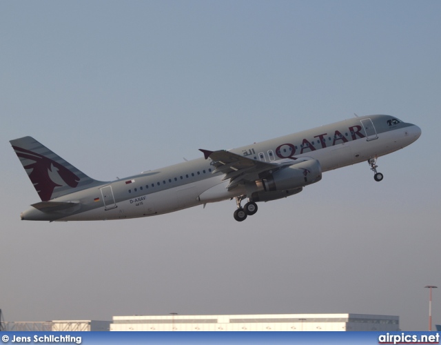 D-AXAV, Airbus A320-200, Qatar Airways