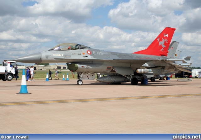 E-195, Lockheed F-16AM Fighting Falcon, Royal Danish Air Force