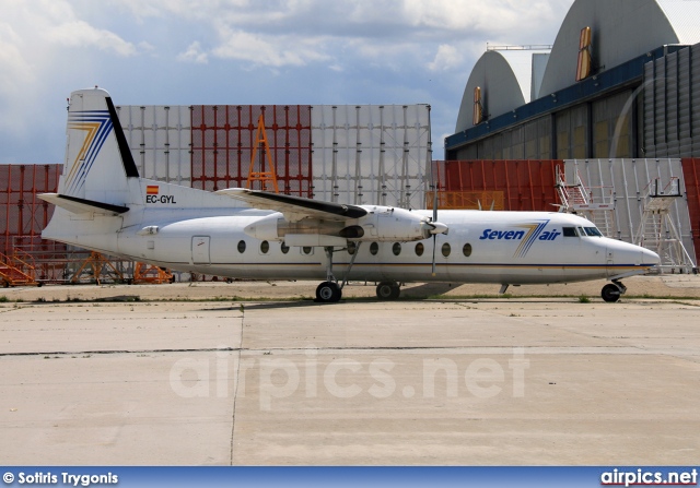 EC-GYL, Fokker F27-500 Friendship, Sevenair