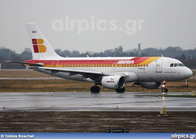 EC-HGS, Airbus A319-100, Iberia