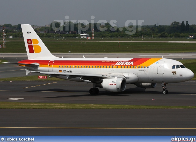 EC-KBX, Airbus A319-100, Iberia