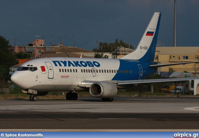 EI-CDG, Boeing 737-500, Pulkovo