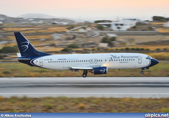 EI-CUA, Boeing 737-400, Blue Panorama