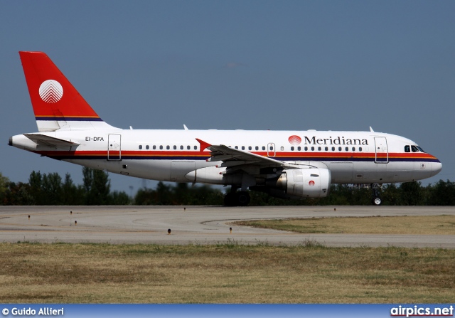 EI-DFA, Airbus A319-100, Meridiana