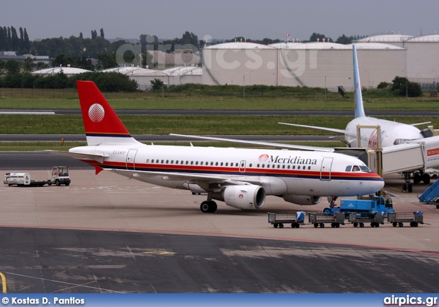 EI-DFP, Airbus A319-100, Meridiana