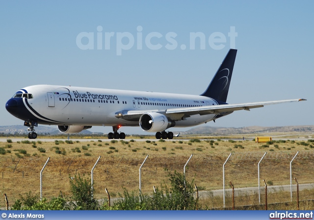 EI-DJL, Boeing 767-300ER, Blue Panorama