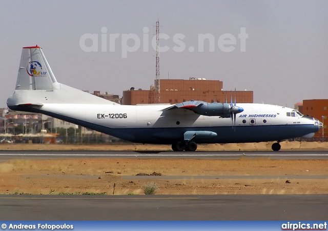 EK-12006, Antonov An-12-B, Air Highnesses