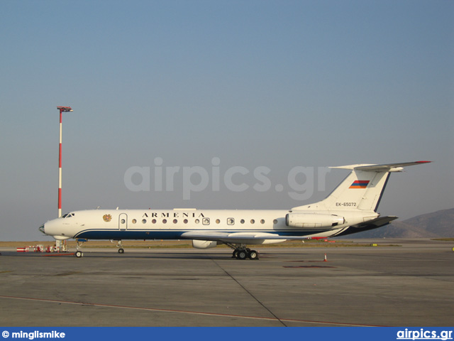 EK-65072, Tupolev Tu-134-A, Armenian Government