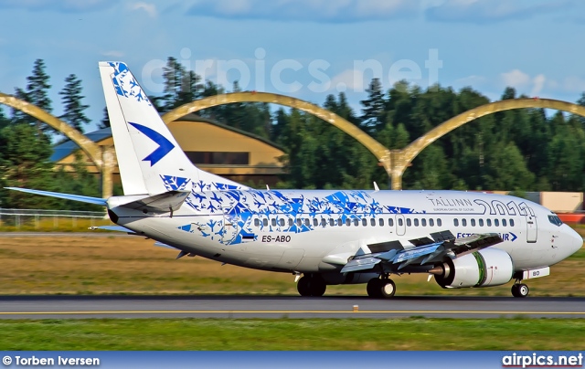 ES-ABO, Boeing 737-500, Estonian Air