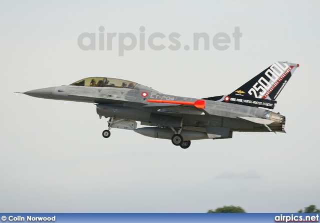 ET-204, Lockheed F-16B CF Fighting Falcon, Royal Danish Air Force