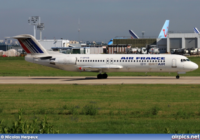 F-GPXB, Fokker F100, Brit Air