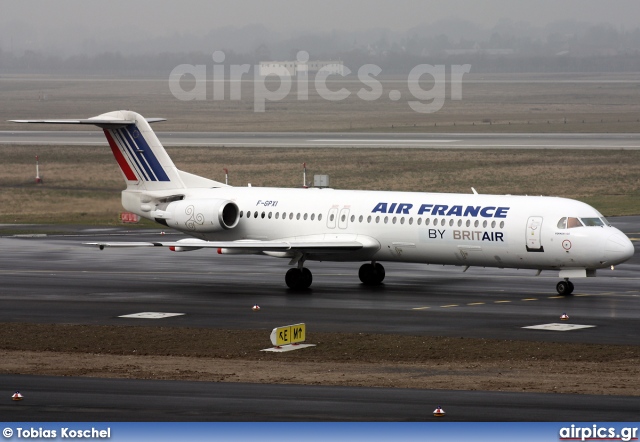 F-GPXI, Fokker F100, Brit Air