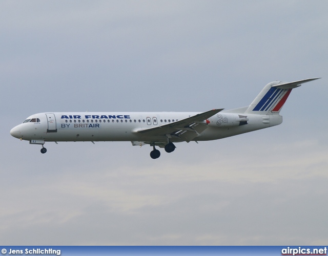 F-GPXJ, Fokker F100, Brit Air