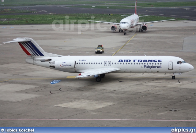 F-GPXL, Fokker F100, Air France