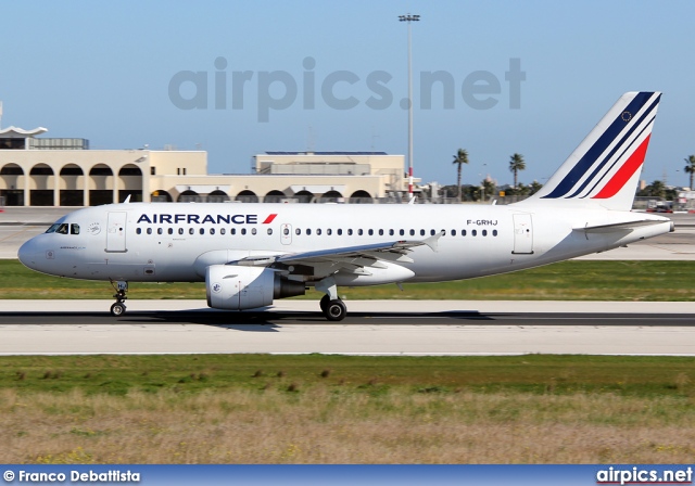 F-GRHJ, Airbus A319-100, Air France