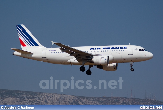 F-GRHO, Airbus A319-100, Air France