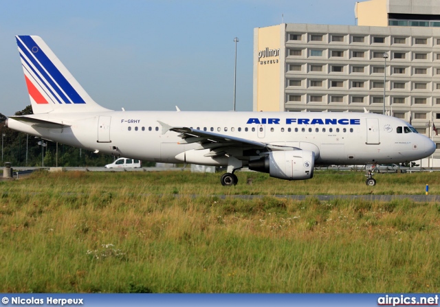 F-GRHY, Airbus A319-100, Air France