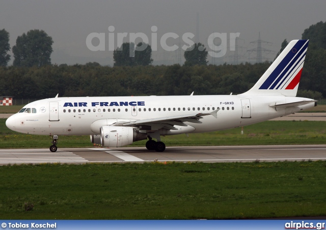 F-GRXD, Airbus A319-100, Air France