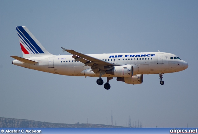 F-GRXF, Airbus A319-100, Air France