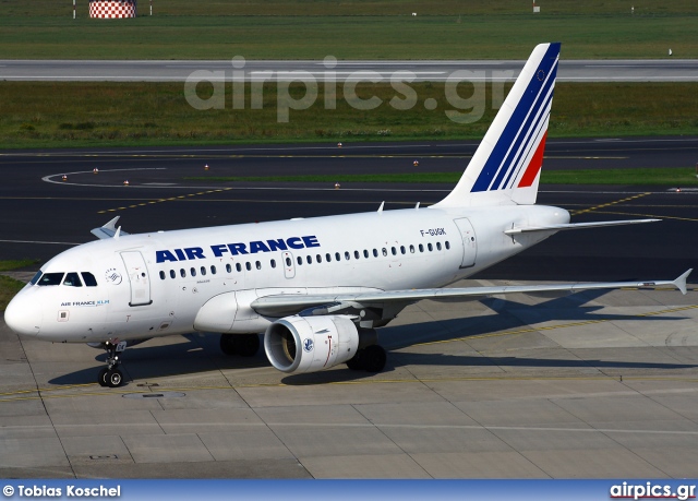 F-GUGK, Airbus A318-100, Air France