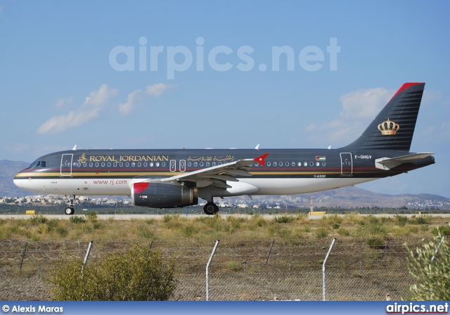 F-OHGV, Airbus A320-200, Royal Jordanian